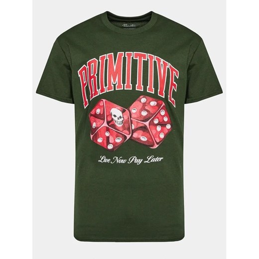 Primitive T-Shirt Payday PAPFA2301 Zielony Regular Fit ze sklepu MODIVO w kategorii T-shirty męskie - zdjęcie 168433859