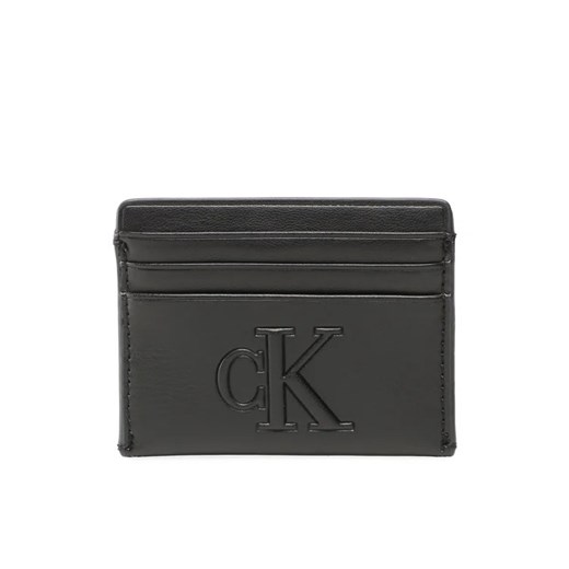 Calvin Klein Jeans Etui na karty kredytowe Sculpted Cardholder 6Cc Pipping K60K610349 Czarny ze sklepu MODIVO w kategorii Etui - zdjęcie 168434475