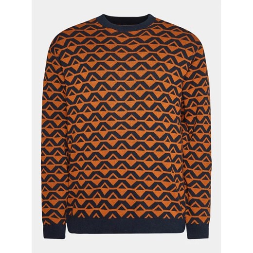 Redefined Rebel Sweter 222041 Pomarańczowy Regular Fit ze sklepu MODIVO w kategorii Swetry męskie - zdjęcie 168434516