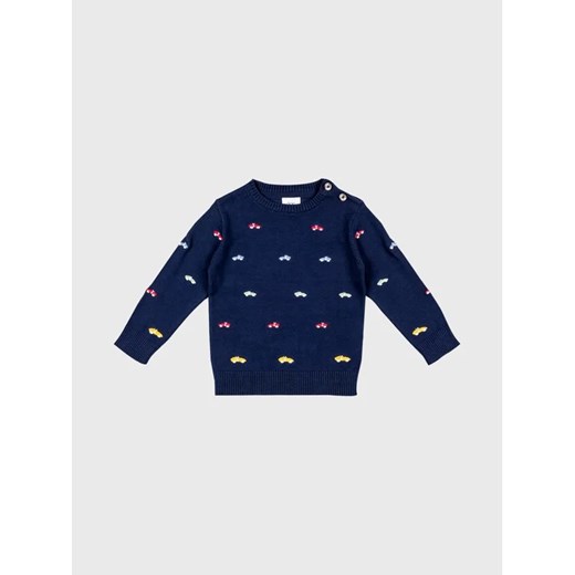 Zippy Sweter 227-5904ZT Granatowy Regular Fit 12_18M MODIVO