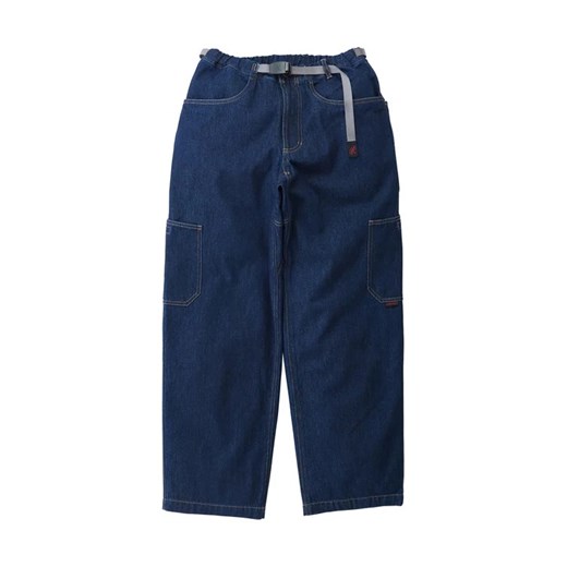 Gramicci Spodnie materiałowe G3SM-P073 Granatowy Regular Fit ze sklepu MODIVO w kategorii Spodnie męskie - zdjęcie 168435309