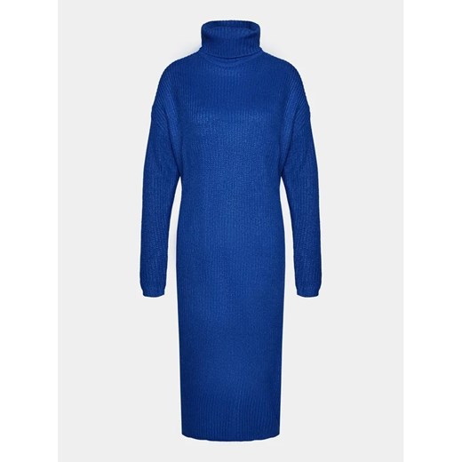 Brave Soul Sukienka dzianinowa LKD-364EMMA Niebieski Regular Fit ze sklepu MODIVO w kategorii Sukienki - zdjęcie 168435428