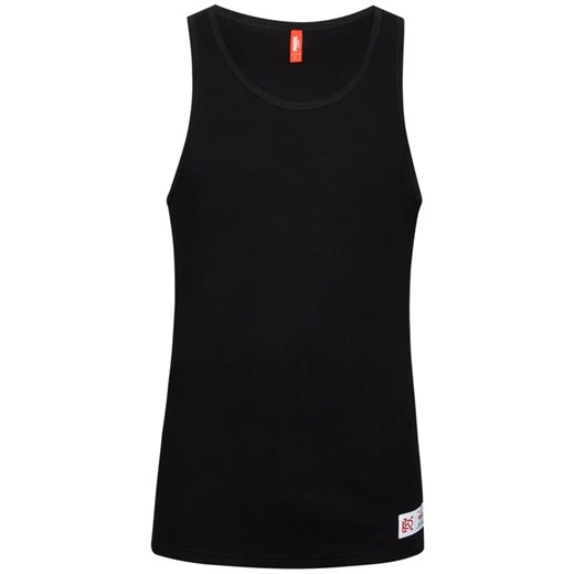 PROSTO. Tank top KLASYK Trevor 4041 Czarny Regular Fit Prosto. S MODIVO