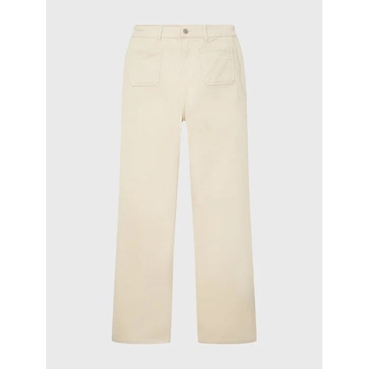Tom Tailor Spodnie materiałowe 1034451 Écru Regular Fit ze sklepu MODIVO w kategorii Spodnie chłopięce - zdjęcie 168435909