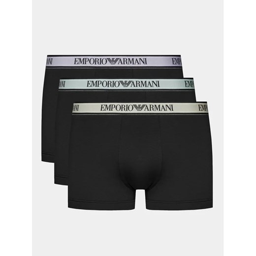 Emporio Armani Underwear Komplet 3 par bokserek 111357 4R717 50620 Czarny ze sklepu MODIVO w kategorii Majtki męskie - zdjęcie 168436077