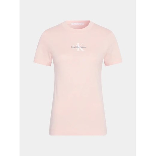 Calvin Klein Jeans T-Shirt J20J221426 Różowy Regular Fit S MODIVO