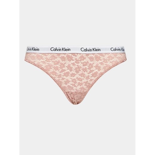 Calvin Klein Underwear Figi brazylijskie 000QD3859E Różowy ze sklepu MODIVO w kategorii Majtki damskie - zdjęcie 168437109