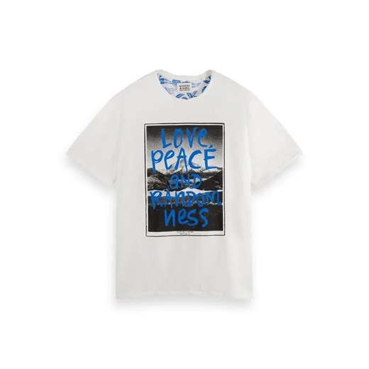 Scotch & Soda T-Shirt 169514 Biały Regular Fit S MODIVO promocja