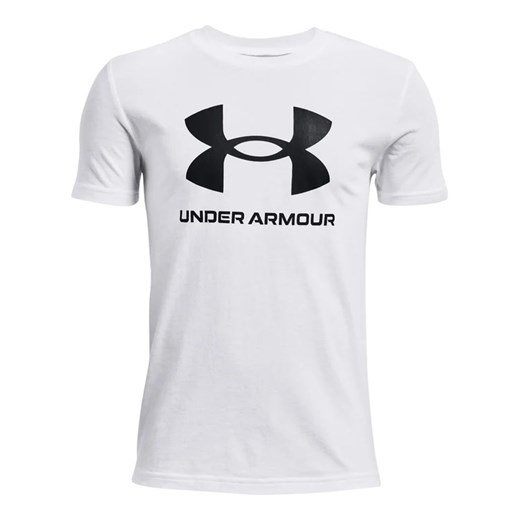 Under Armour T-Shirt Ua Sportstyle Logo 1363282 Biały Loose Fit ze sklepu MODIVO w kategorii T-shirty chłopięce - zdjęcie 168437989