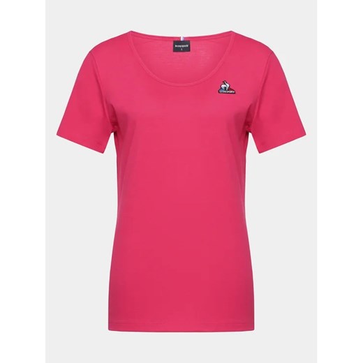 Le Coq Sportif T-Shirt 2320631 Różowy Regular Fit Le Coq Sportif L wyprzedaż MODIVO