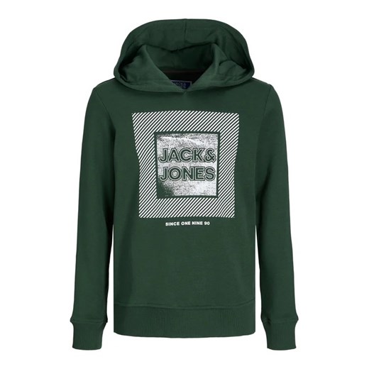 Jack&Jones Junior Bluza 12237091 Zielony Regular Fit Jack&jones Junior 128 MODIVO