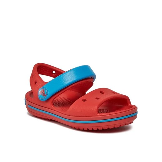 Crocs Sandały Crocs Crocband Sandal Kids 12856 Czerwony Crocs 23_5 okazyjna cena MODIVO