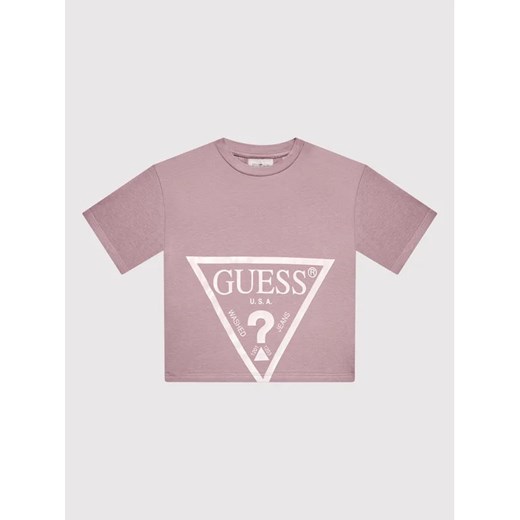 Guess T-Shirt J2YI38 K8HM0 Fioletowy Regular Fit Guess 14Y MODIVO