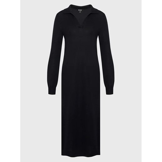 Ecoalf Sukienka dzianinowa Ter GADRTERAL6260WW22 Czarny Regular Fit ze sklepu MODIVO w kategorii Sukienki - zdjęcie 168440065