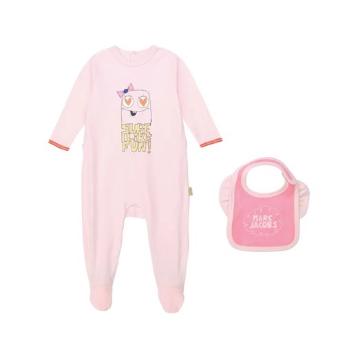The Marc Jacobs Komplet śpiochy i śliniak W98125 Różowy The Marc Jacobs 3M MODIVO