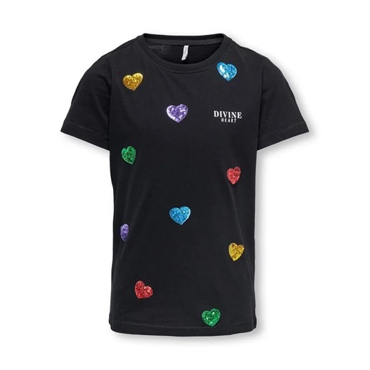 Kids ONLY T-Shirt 15286275 Czarny Regular Fit ze sklepu MODIVO w kategorii Bluzki dziewczęce - zdjęcie 168440307