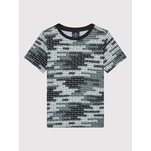 Champion T-Shirt 306131 Szary Regular Fit ze sklepu MODIVO w kategorii T-shirty chłopięce - zdjęcie 168442188