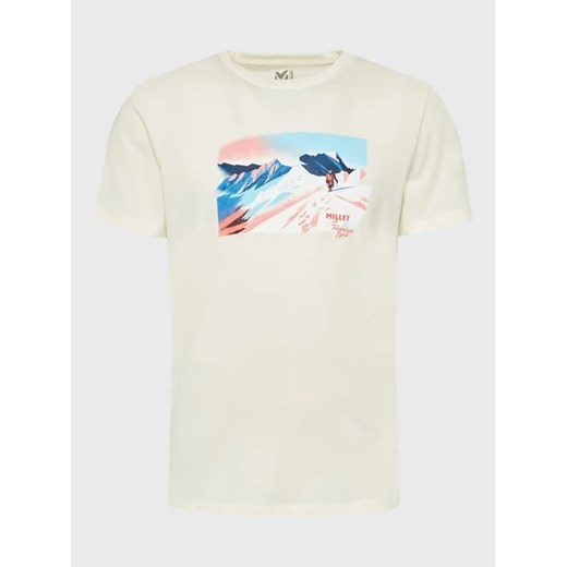 Millet T-Shirt Millet Xepis Ts Ss M Miv9751 Biały Regular Fit ze sklepu MODIVO w kategorii T-shirty męskie - zdjęcie 168442319