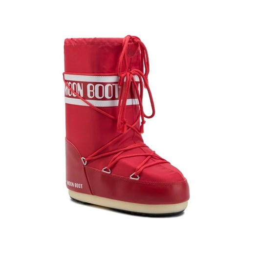Moon Boot Śniegowce Nylon 14004400003 Czerwony Moon Boot 23_26 MODIVO