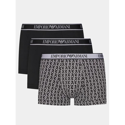 Emporio Armani Underwear Komplet 3 par bokserek 112130 4R717 35421 Czarny ze sklepu MODIVO w kategorii Majtki męskie - zdjęcie 168444646