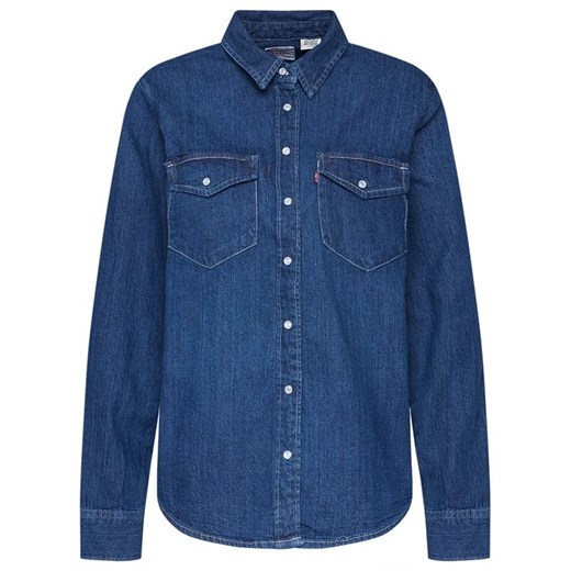 Levi's® Koszula jeansowa Essential Western 16786-0007 Granatowy Regular Fit S MODIVO okazyjna cena