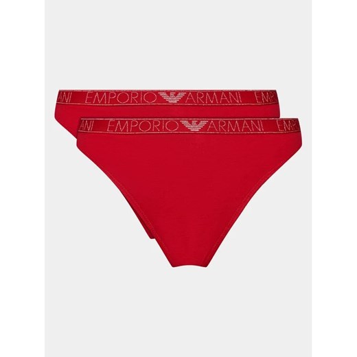Emporio Armani Underwear Komplet 2 par fig 164752 3F223 00173 Czerwony ze sklepu MODIVO w kategorii Majtki damskie - zdjęcie 168445696