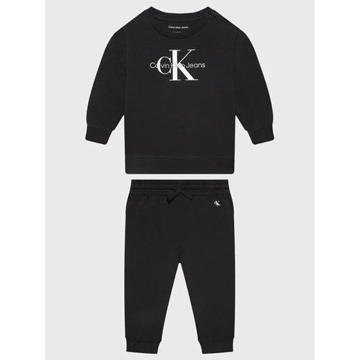 Calvin Klein Jeans Dres Monogram IN0IN00017 Czarny Regular Fit 92 okazja MODIVO