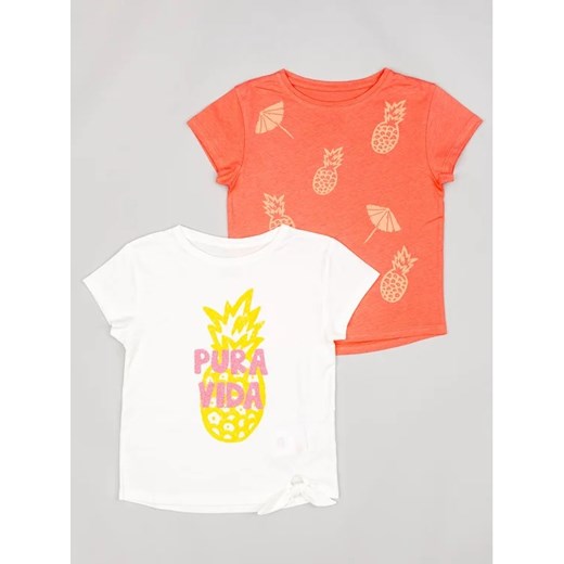 Zippy Komplet 2 t-shirtów ZKGAP0303 23050 Kolorowy Regular Fit ze sklepu MODIVO w kategorii Bluzki dziewczęce - zdjęcie 168446329