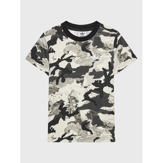 adidas T-Shirt HK0286 Szary Regular Fit ze sklepu MODIVO w kategorii T-shirty chłopięce - zdjęcie 168446536