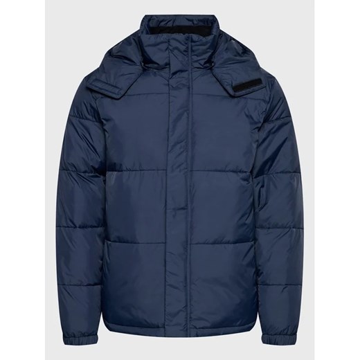 Solid Kurtka puchowa 21107218 Granatowy Relaxed Fit Solid S wyprzedaż MODIVO