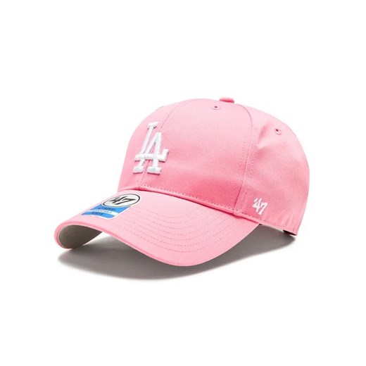 47 Brand Czapka z daszkiem MLB Los Angeles Dodgers Raised Basic '47 MVP B-RAC12CTP-RSA Różowy ze sklepu MODIVO w kategorii Czapki dziecięce - zdjęcie 168447715
