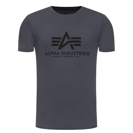 Alpha Industries T-Shirt Basic 100501 Szary Regular Fit Alpha Industries S MODIVO