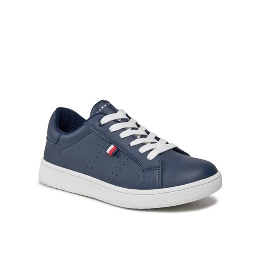 Tommy Hilfiger Sneakersy Low Cut Lace Up Sneaker T3X9-33348-1355 S Granatowy Tommy Hilfiger 38 MODIVO