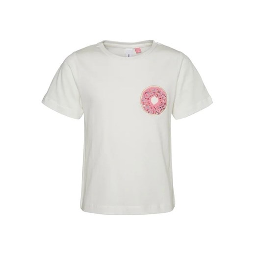 Vero Moda Girl T-Shirt 10285292 Biały Regular Fit Vero Moda Girl 146_152 MODIVO
