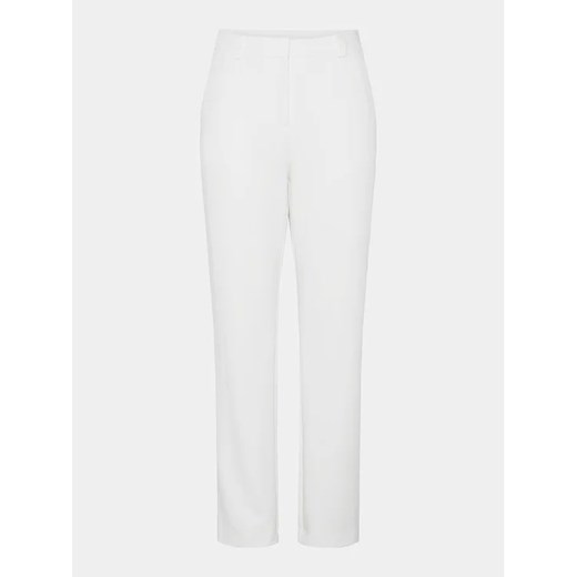 YAS Spodnie materiałowe Izzie 26032131 Biały Regular Fit Yas L MODIVO