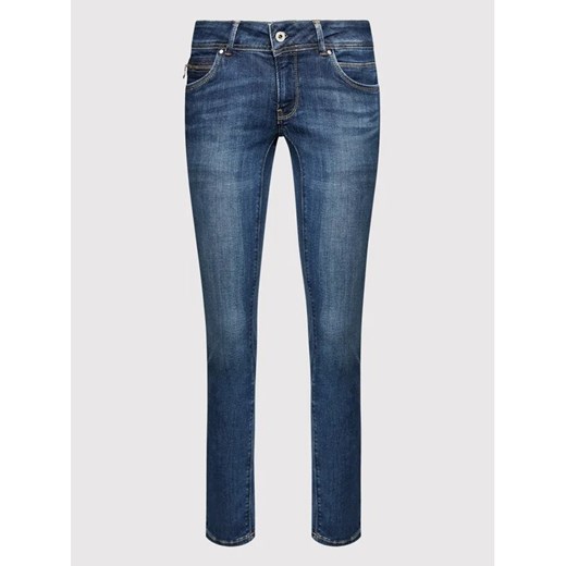 Pepe Jeans Jeansy New Brooke PL204165 Granatowy Slim Fit Pepe Jeans 25_30 MODIVO