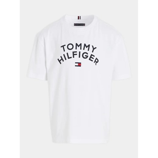 Tommy Hilfiger T-Shirt KB0KB08548 M Biały Regular Fit Tommy Hilfiger 4Y MODIVO okazja
