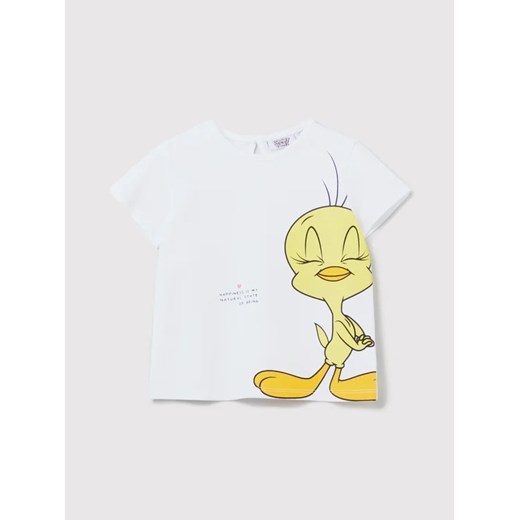OVS T-Shirt 1444540 Biały Regular Fit ze sklepu MODIVO w kategorii Koszulki niemowlęce - zdjęcie 168449535