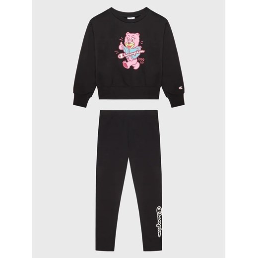 Champion Komplet dresowy 404674 Czarny Regular Fit Champion XS okazja MODIVO