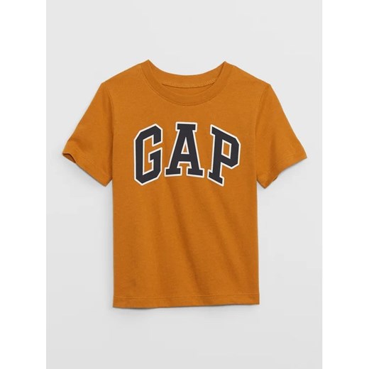 Gap T-Shirt 748026-05 Brązowy Regular Fit ze sklepu MODIVO w kategorii T-shirty chłopięce - zdjęcie 168451789