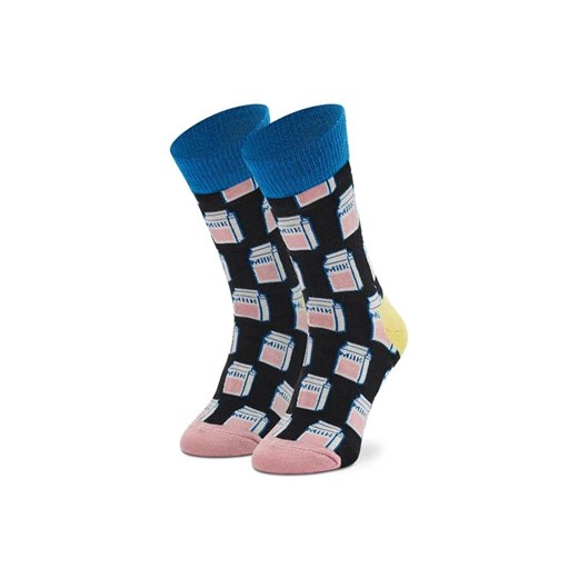 Happy Socks Skarpety Wysokie Dziecięce KMIL01-9300 Czarny ze sklepu MODIVO w kategorii Skarpetki dziecięce - zdjęcie 168452047