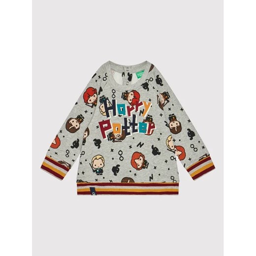 United Colors Of Benetton Bluza 32L5C100M Szary Regular Fit United Colors Of Benetton 90 wyprzedaż MODIVO