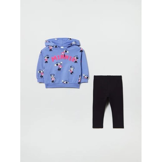 OVS Komplet bluza i legginsy MINNIE 1843611 Fioletowy Regular Fit ze sklepu MODIVO w kategorii Komplety niemowlęce - zdjęcie 168452925