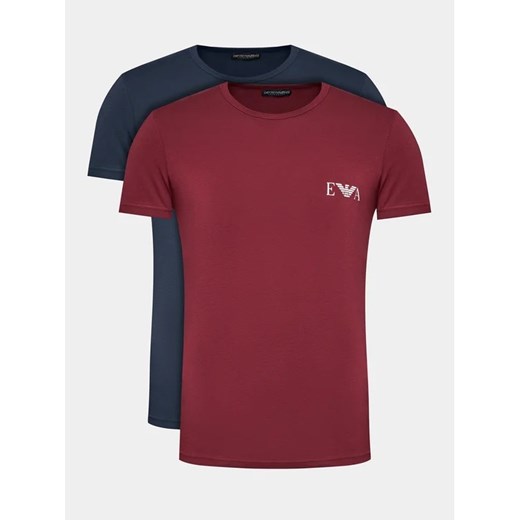 Emporio Armani Underwear Komplet 2 t-shirtów 111670 3F715 57336 Granatowy Regular Fit ze sklepu MODIVO w kategorii T-shirty męskie - zdjęcie 168452979
