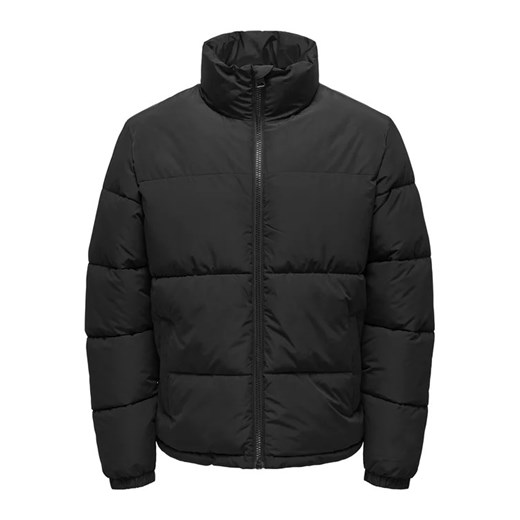 Only & Sons Kurtka puchowa 22025205 Czarny Regular Fit Only & Sons M promocyjna cena MODIVO
