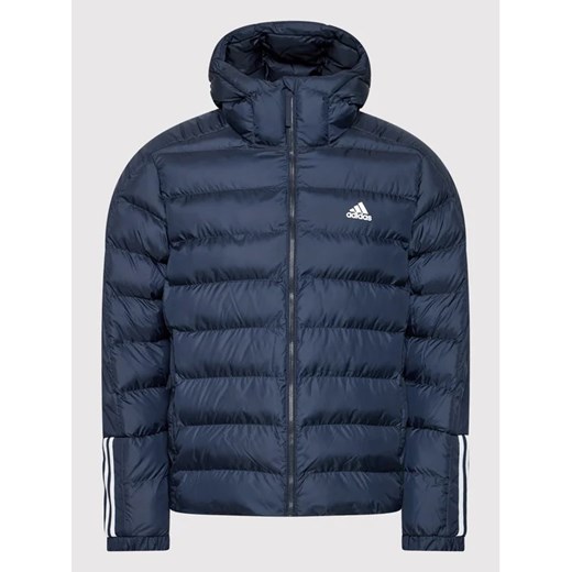 adidas Kurtka puchowa Itavic 3-Stripes GT1686 Granatowy Regular Fit M wyprzedaż MODIVO