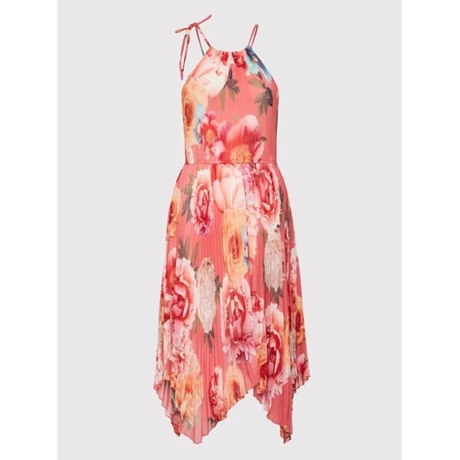 Rinascimento Sukienka letnia CFC0109410003 Różowy Regular Fit Rinascimento M okazyjna cena MODIVO