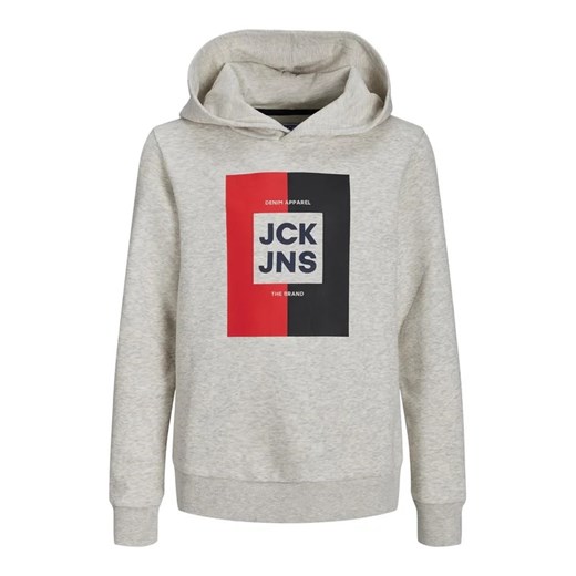 Jack&Jones Junior Bluza 12237105 Szary Regular Fit ze sklepu MODIVO w kategorii Bluzy chłopięce - zdjęcie 168454259