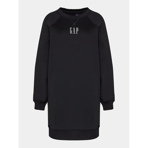 Gap Sukienka codzienna 729748-01 Czarny Regular Fit ze sklepu MODIVO w kategorii Sukienki - zdjęcie 168454719