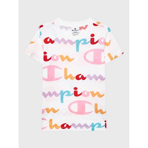 Champion T-Shirt 404617 Kolorowy Regular Fit ze sklepu MODIVO w kategorii Bluzki dziewczęce - zdjęcie 168454848